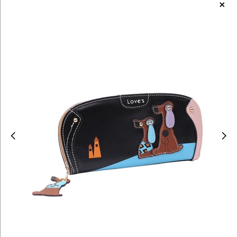 Love’s PU Leather Dog Themed Wallet